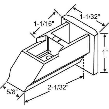 Strybuc Balance Top Sash Guide 900-15245